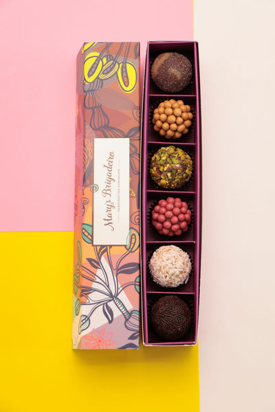 6pc Chocolate Brigadeiro Gift Box
