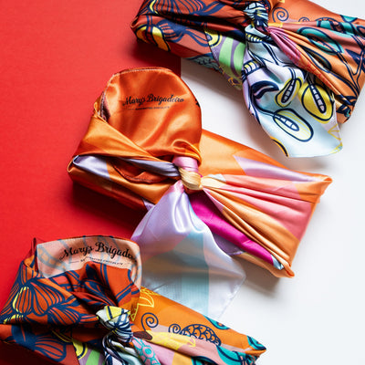 Furoshiki gift wrapping